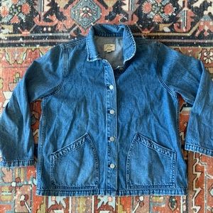 J crew denim chore coat